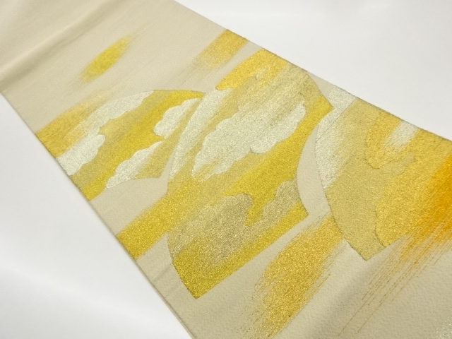 JAPANESE FUKURO OBI / WOVEN JIGAMI PATTERN